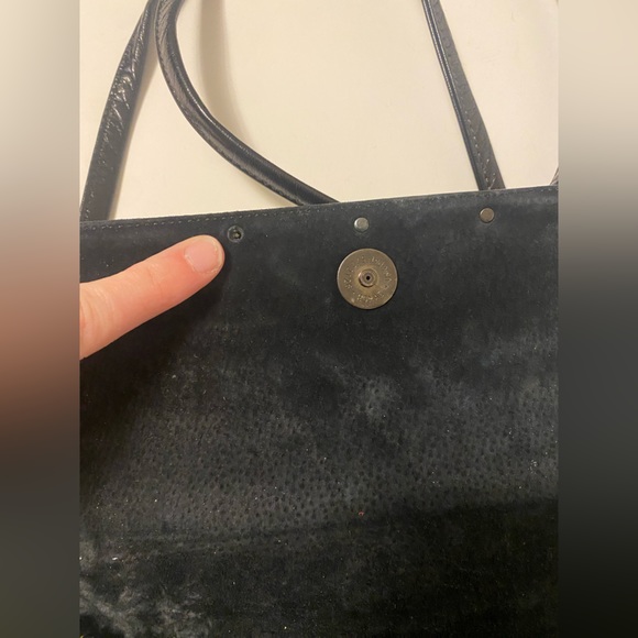 Vintage Frenchy of California Black Shoulder Bag Clutch - Picture 7 of 9